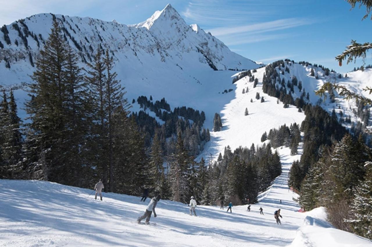 Relai S11 Grand Et Lumineux Studio Avec Coin Montagne 4-6 Pers, Wifi, 30M Des Pistes, Grand Balcon, Draps Non Compris Saint-Jean-dʼAulps Buitenkant foto